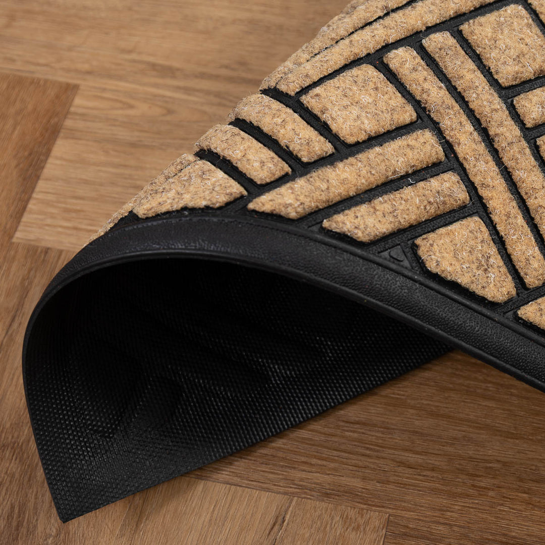 שטיח כניסה מיקס 01 בז' | mix