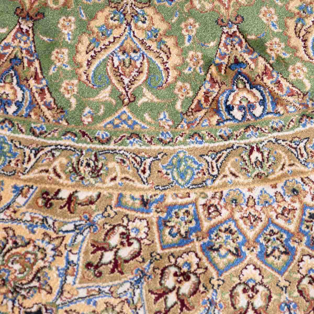 שטיח קום משי ירוק 12 ירוק | QOM