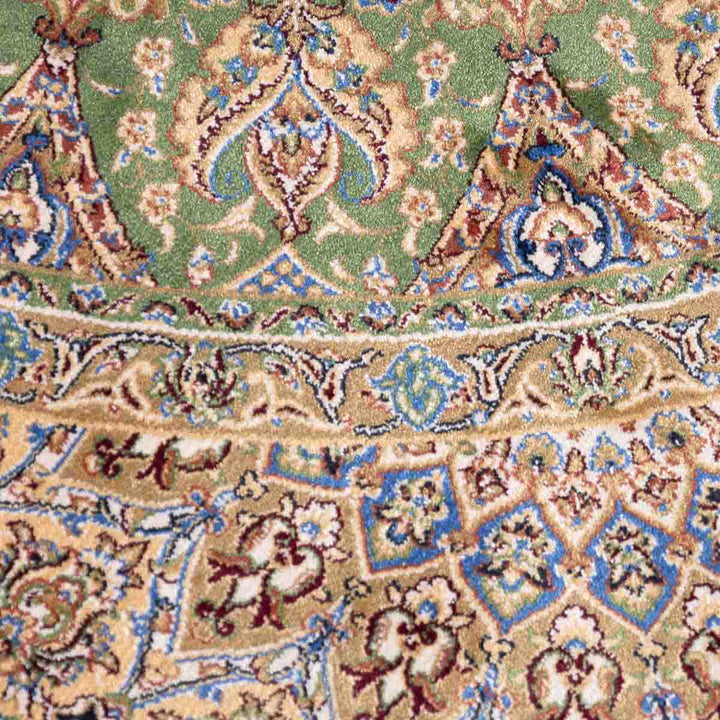 שטיח קום משי ירוק 12 ירוק | QOM