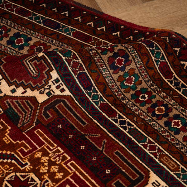 שטיח בלוץ' פרסי אדום 190*112 | Baluch