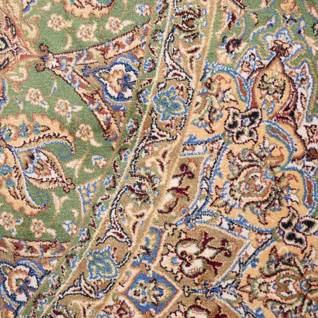 שטיח קום משי ירוק 12 ירוק | QOM