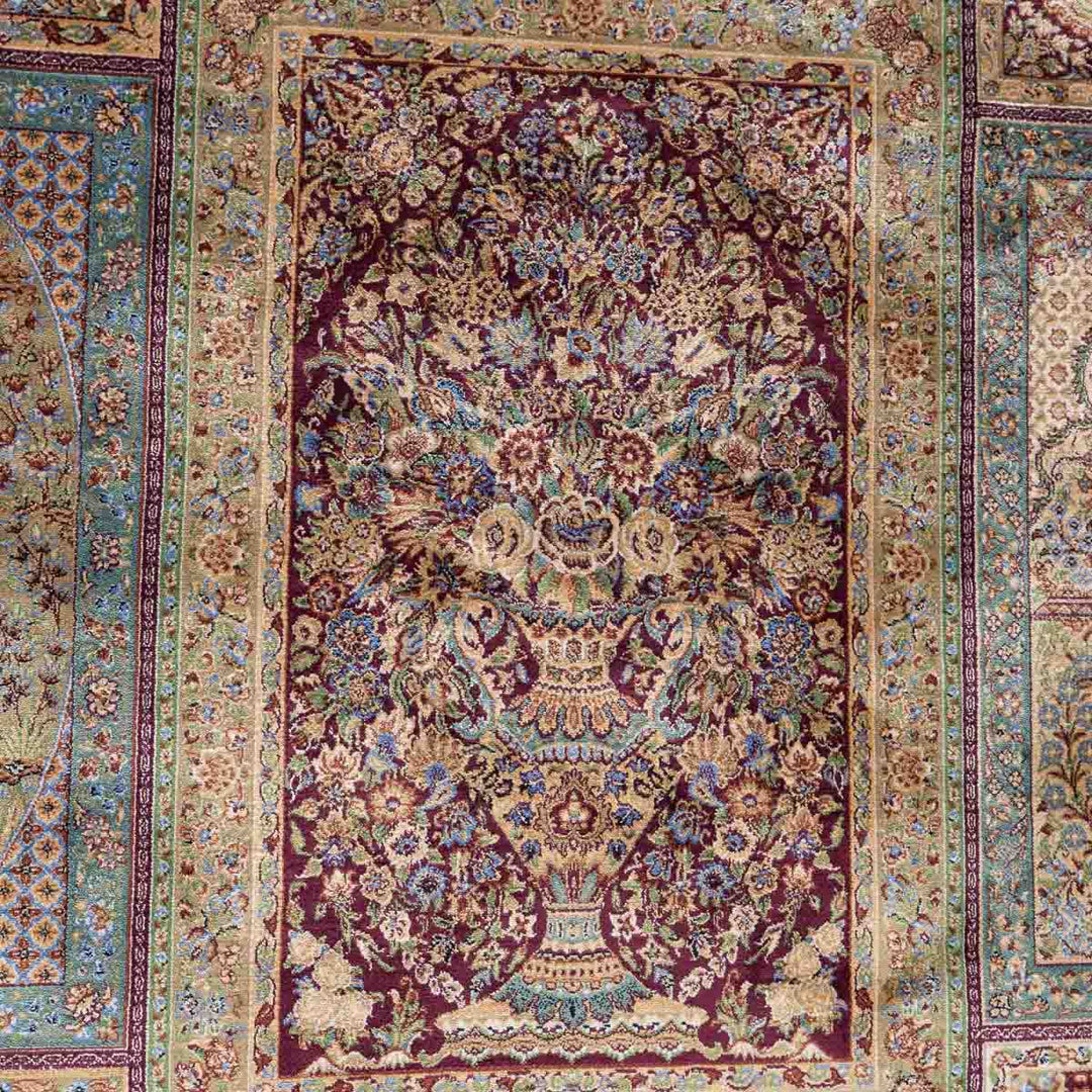 שטיח קום משי 13 צבעוני | QOM