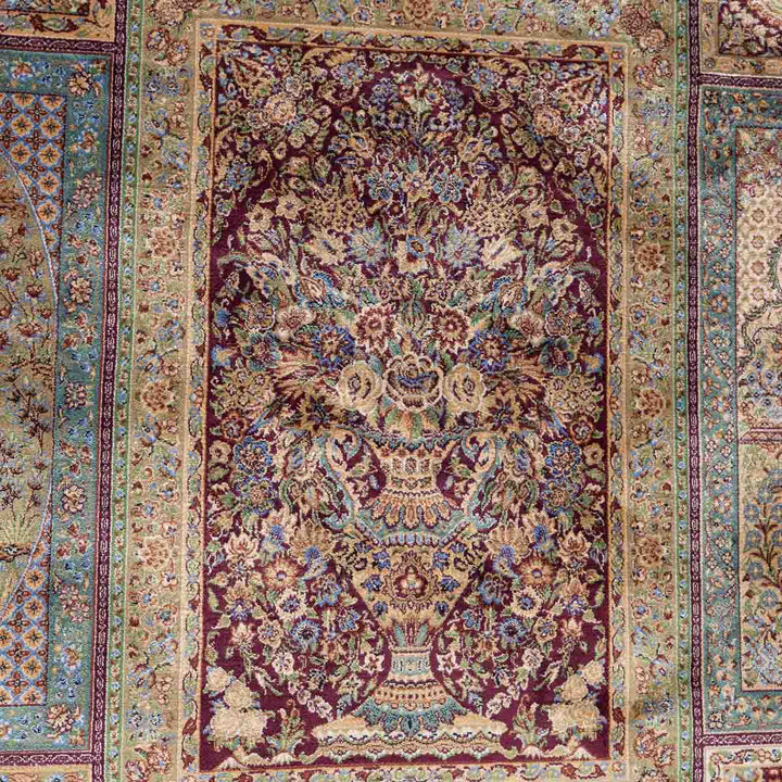 שטיח קום משי 13 צבעוני | QOM