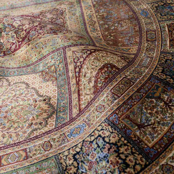 שטיח קום משי 13 צבעוני | QOM