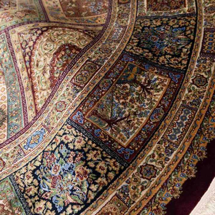 שטיח קום משי 13 צבעוני | QOM