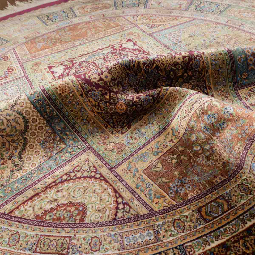 שטיח קום משי 13 צבעוני | QOM