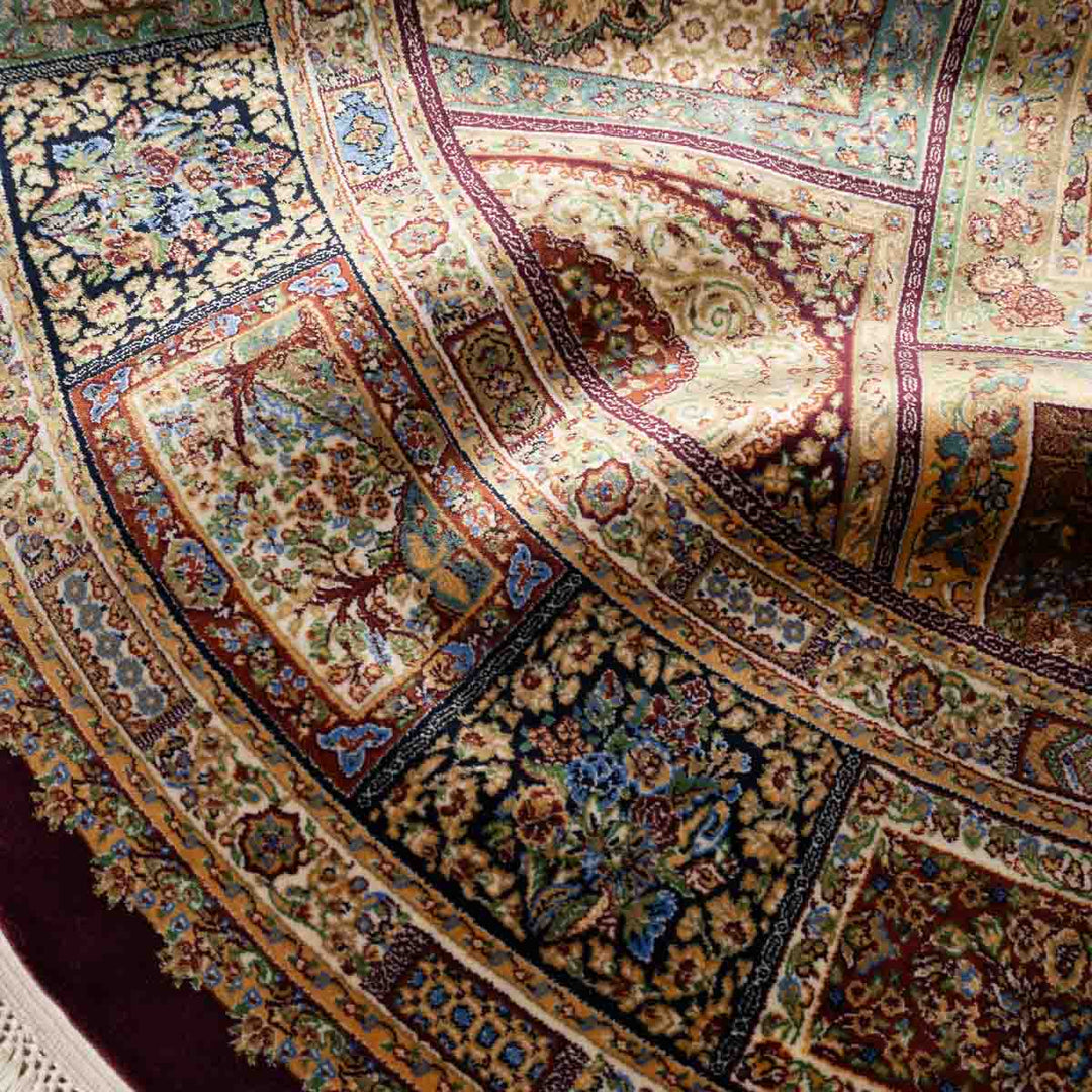 שטיח קום משי 13 צבעוני | QOM