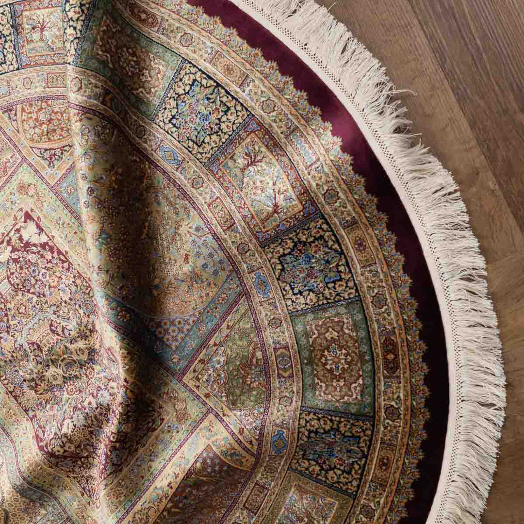 שטיח קום משי 13 צבעוני | QOM