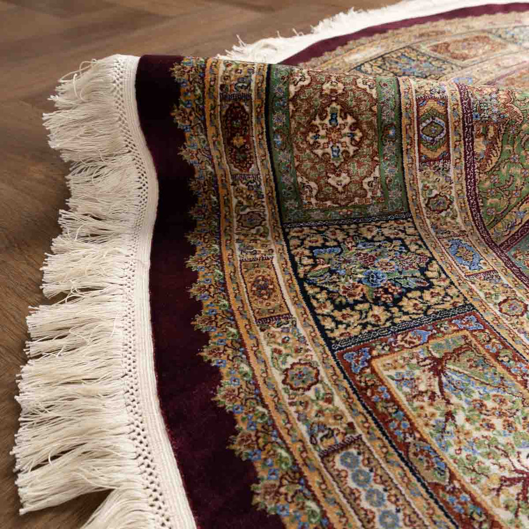 שטיח קום משי 13 צבעוני | QOM