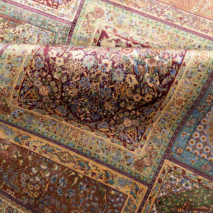 שטיח קום משי 13 צבעוני | QOM