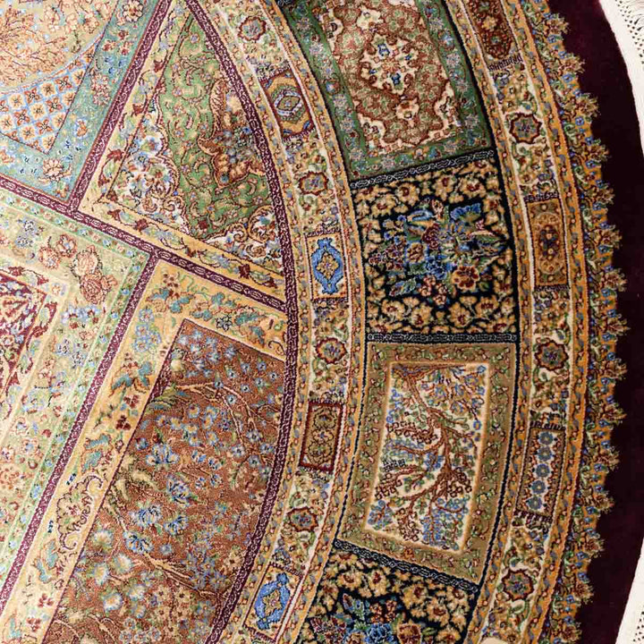 שטיח קום משי 13 צבעוני | QOM