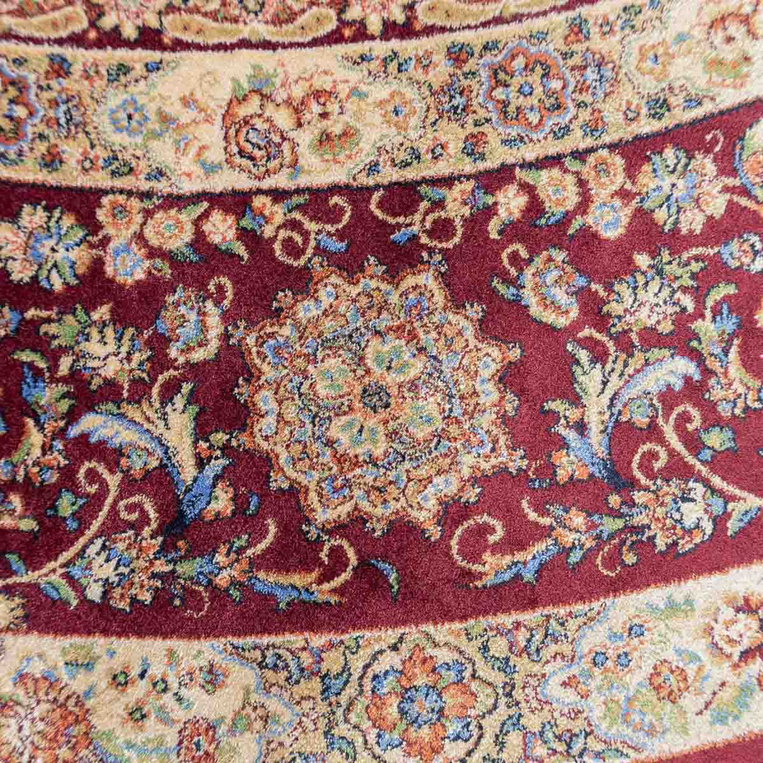 שטיח קום משי ירוק 14 צבעוני | QOM