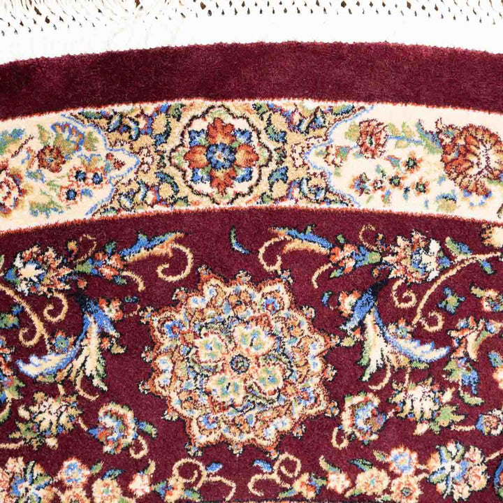 שטיח קום משי ירוק 14 צבעוני | QOM