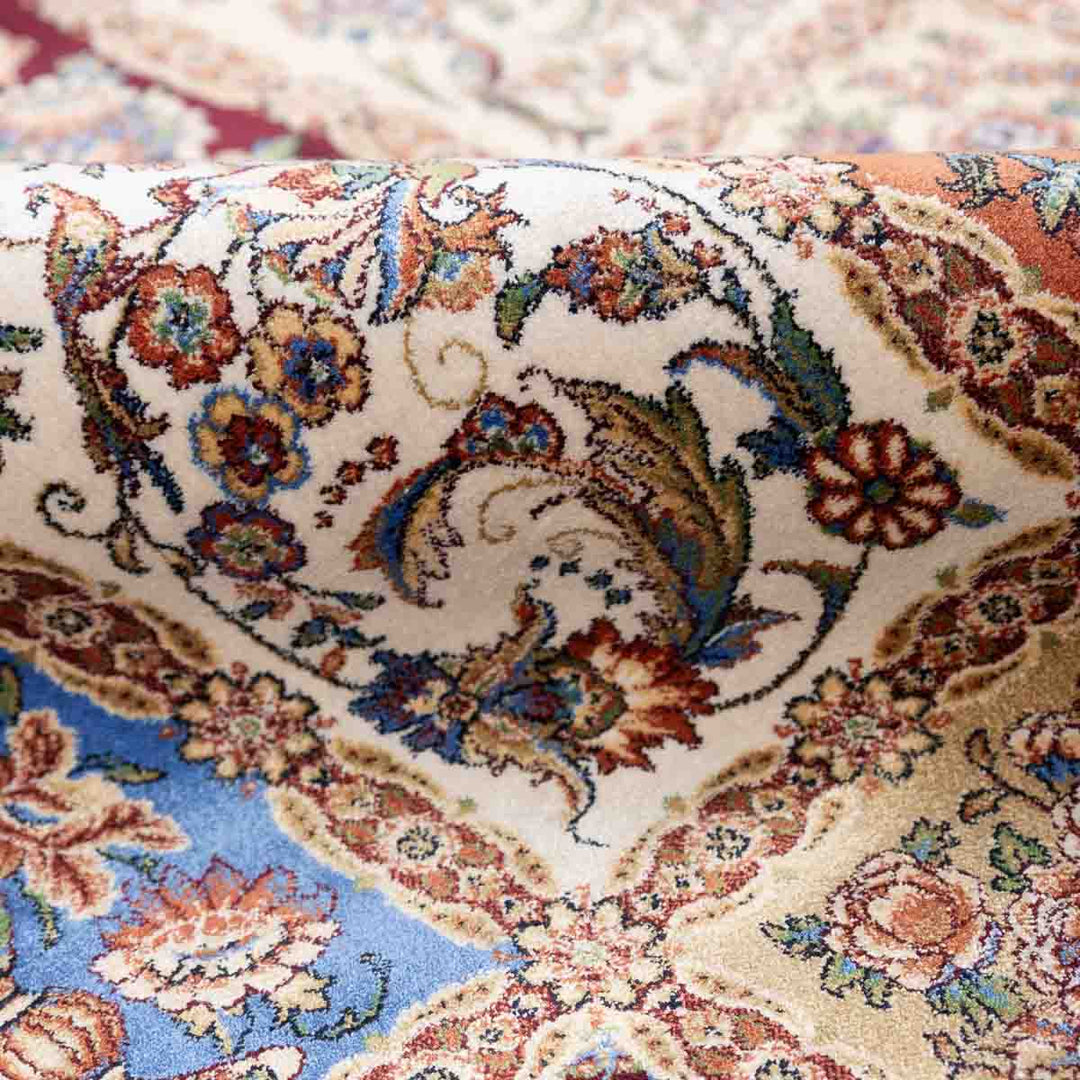 שטיח קום משי ירוק 14 צבעוני | QOM