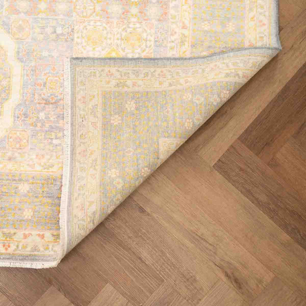 שטיח ממלוק 00 אפור\ורוד עתיק 294*199 | Mamluk