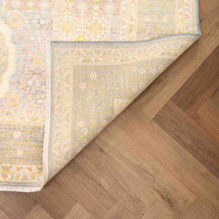 שטיח ממלוק 00 אפור\ורוד עתיק 294*199 | Mamluk