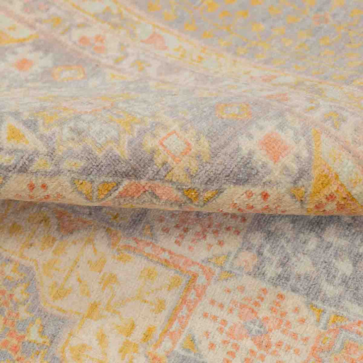 שטיח ממלוק 00 אפור\ורוד עתיק 294*199 | Mamluk