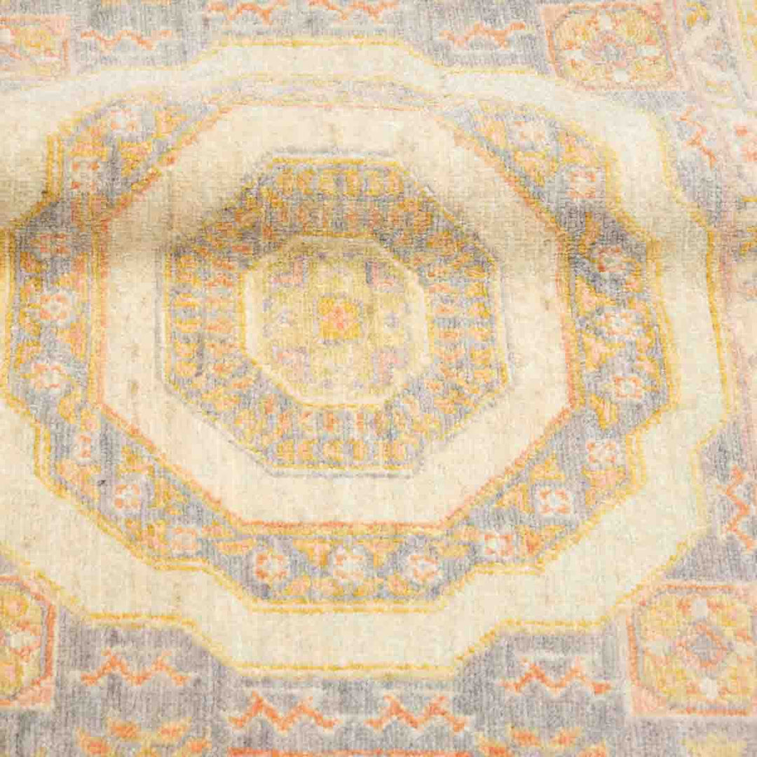 שטיח ממלוק 00 אפור\ורוד עתיק 294*199 | Mamluk