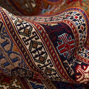 שטיח סומק פרסי 00 צבעוני 204*141 | Persian Sumak