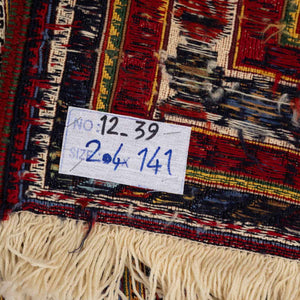 שטיח סומק פרסי 00 צבעוני 204*141 | Persian Sumak
