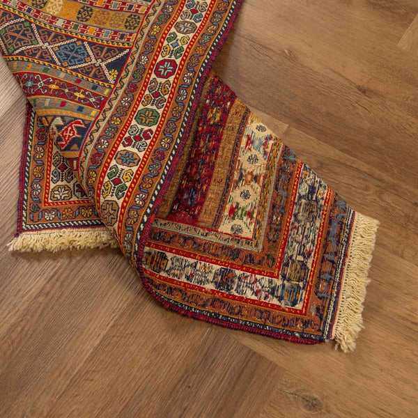 שטיח סומק פרסי 00 צבעוני 241*74 | Persian Sumak