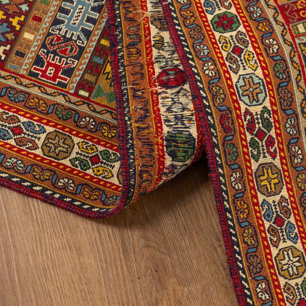 שטיח סומק פרסי 00 צבעוני 241*74 | Persian Sumak