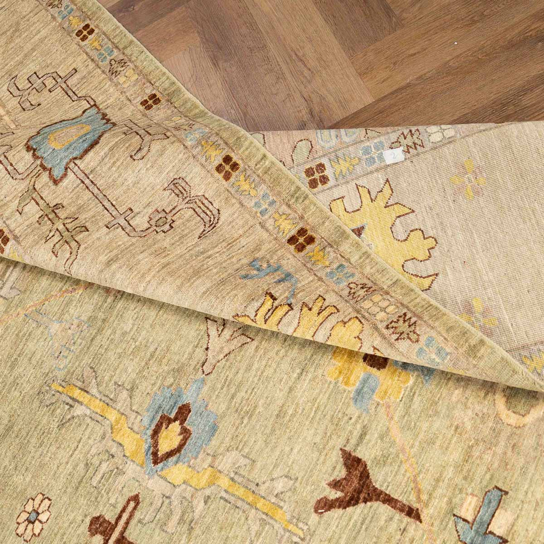 שטיח אושק 00 ירקרק 341*248 | Oushak