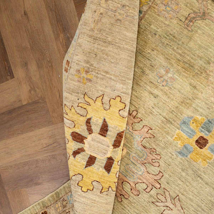 שטיח אושק 00 ירקרק 341*248 | Oushak