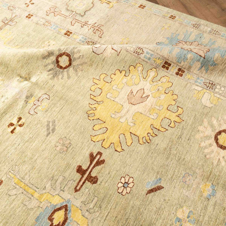 שטיח אושק 00 ירקרק 341*248 | Oushak