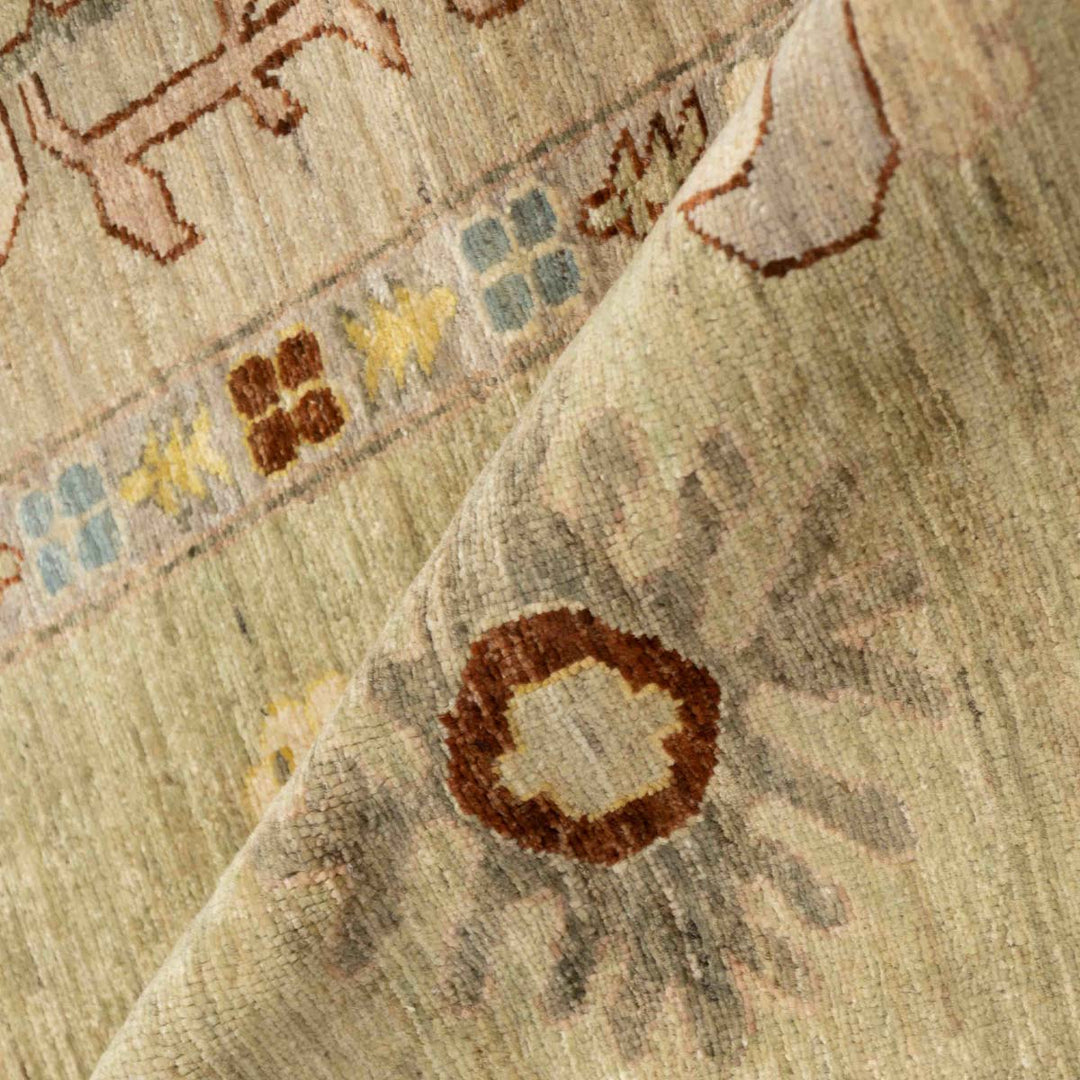 שטיח אושק 00 ירקרק 341*248 | Oushak