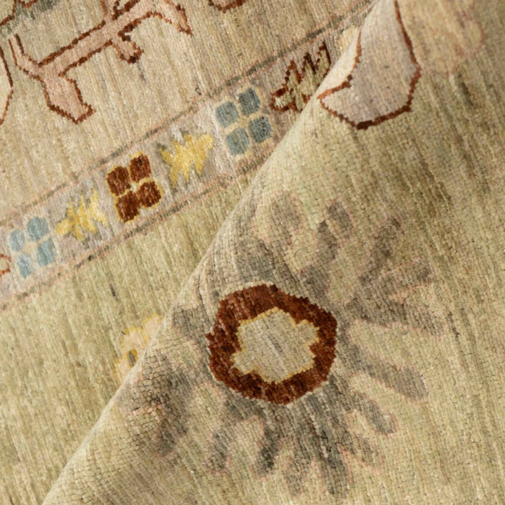 שטיח אושק 00 ירקרק 341*248 | Oushak