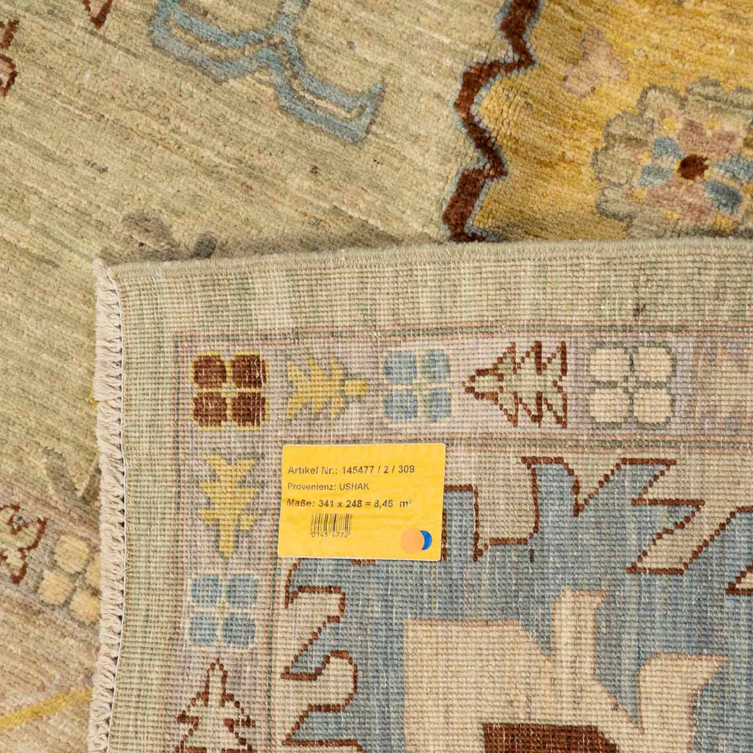 שטיח אושק 00 ירקרק 341*248 | Oushak