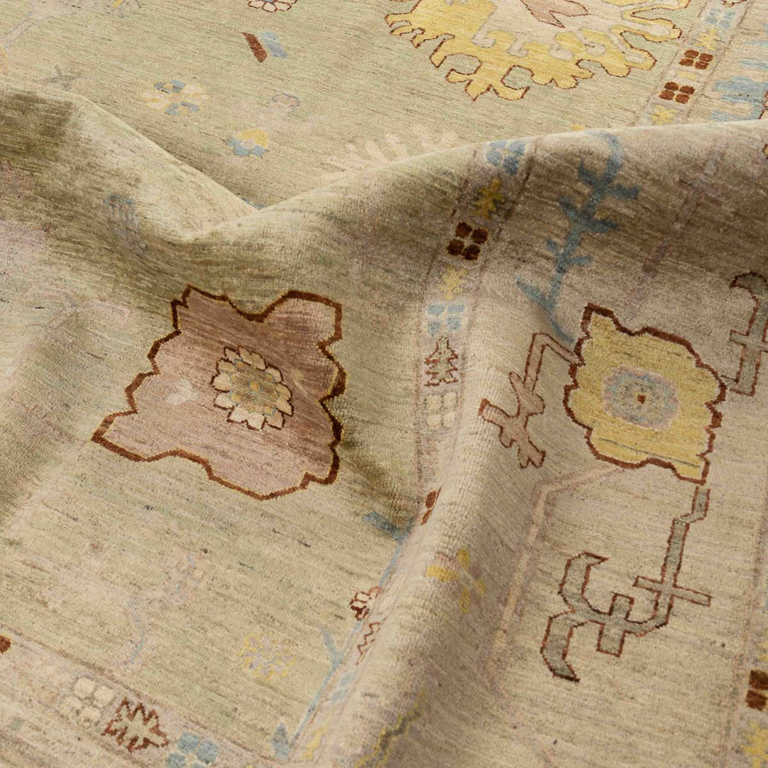 שטיח אושק 00 ירקרק 341*248 | Oushak