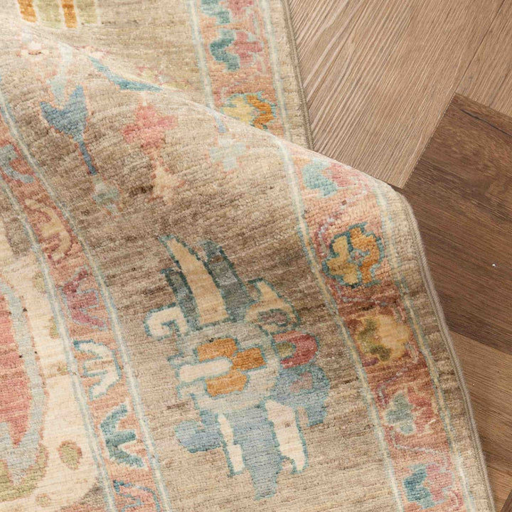 שטיח אושק 00 אפור פסטל 301*204 | Oushak