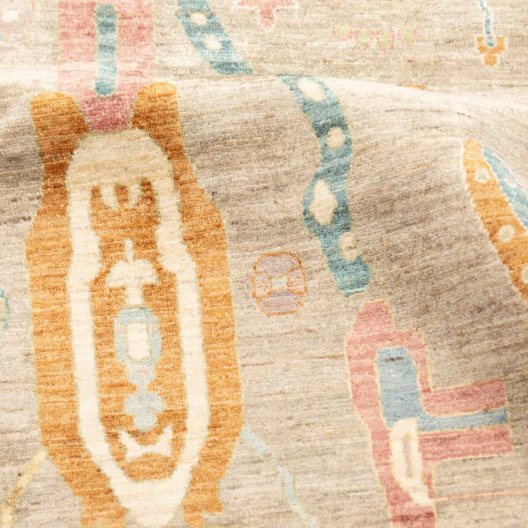 שטיח אושק 00 אפור פסטל 301*204 | Oushak