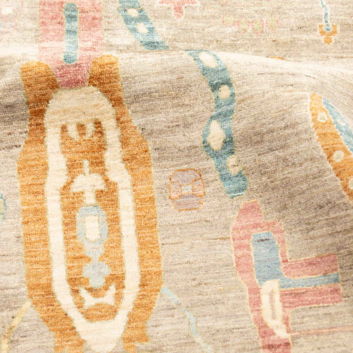 שטיח אושק 00 אפור פסטל 301*204 | Oushak