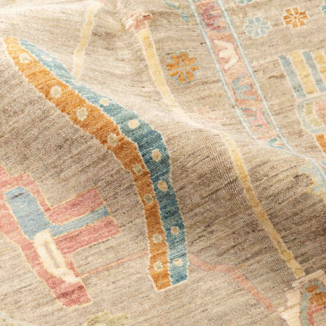 שטיח אושק 00 אפור פסטל 301*204 | Oushak