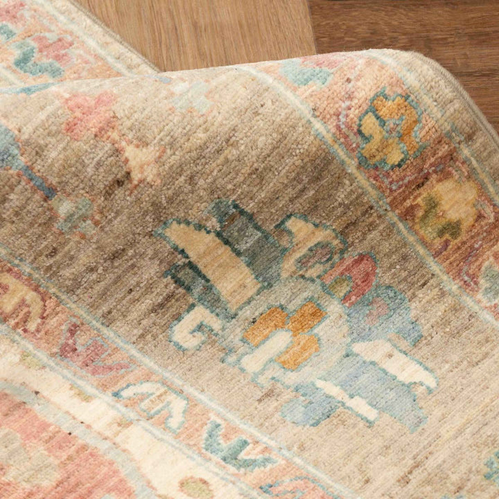 שטיח אושק 00 אפור פסטל 301*204 | Oushak