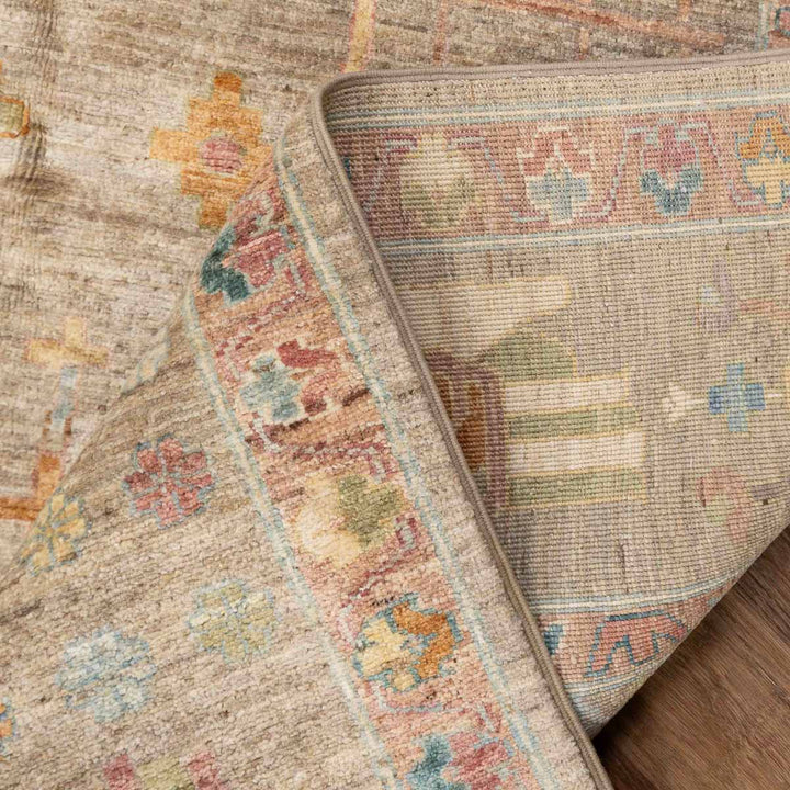 שטיח אושק 00 אפור פסטל 301*204 | Oushak