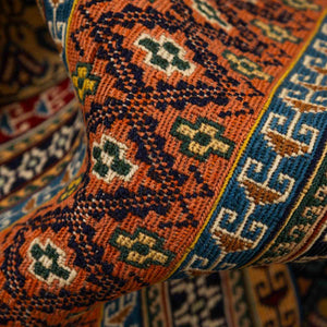שטיח סומק פרסי 00 צבעוני 215*137 | Persian Sumak