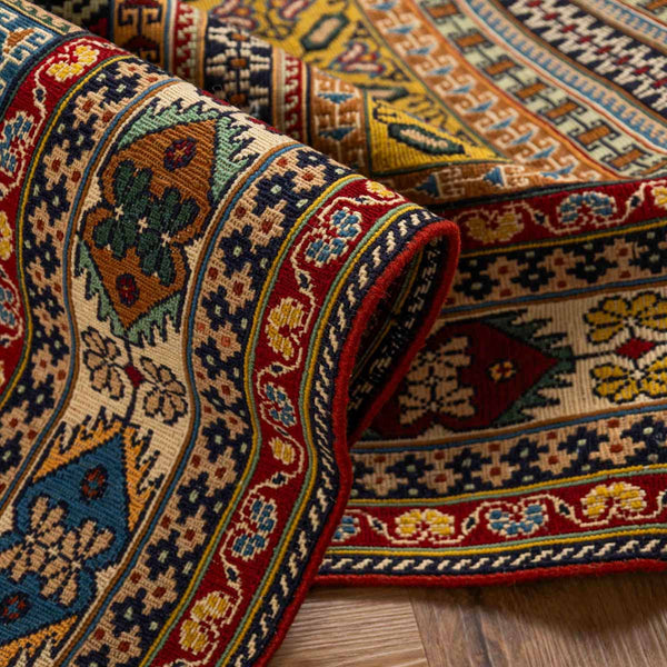 שטיח סומק פרסי 00 צבעוני 215*137 | Persian Sumak