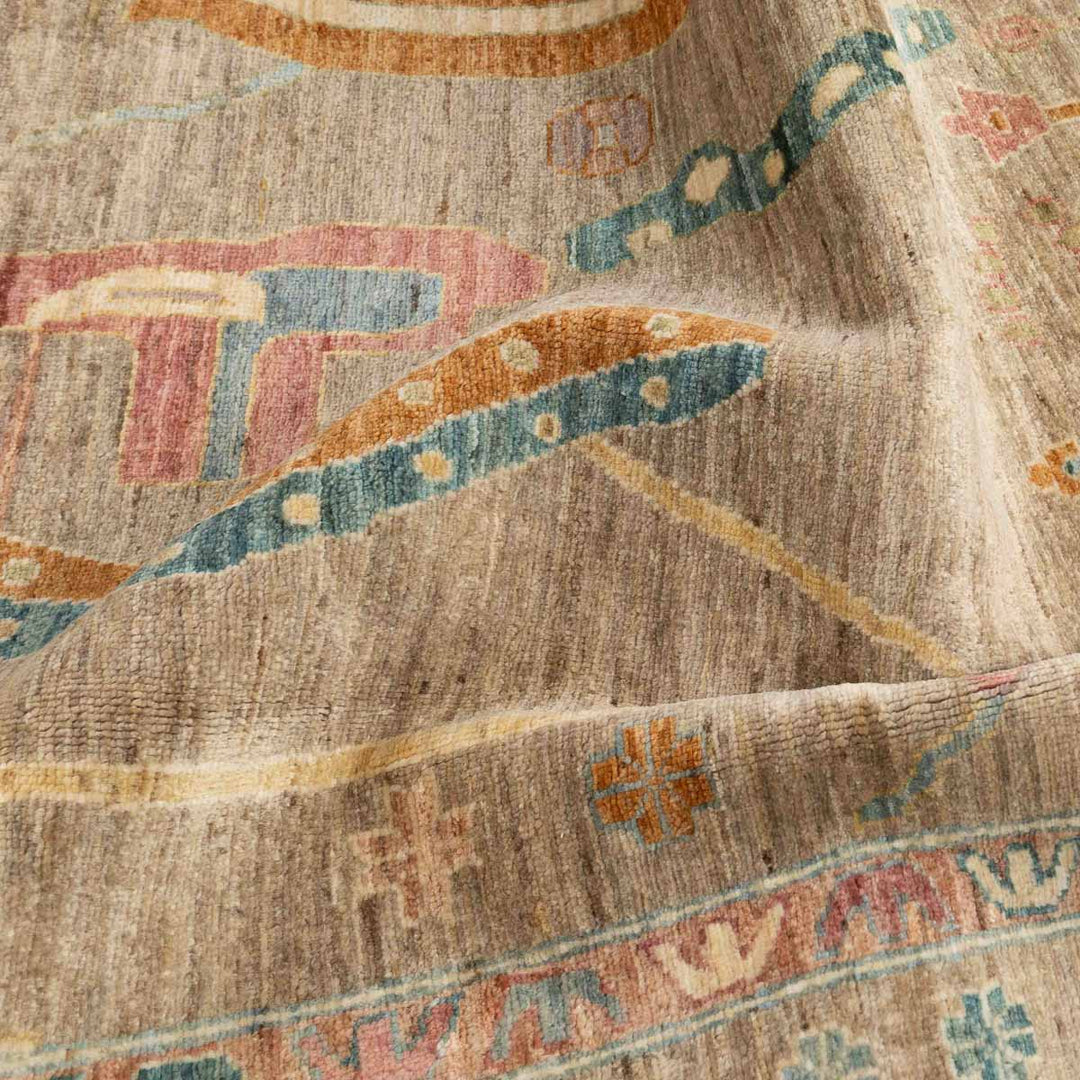 שטיח אושק 00 אפור פסטל 301*204 | Oushak