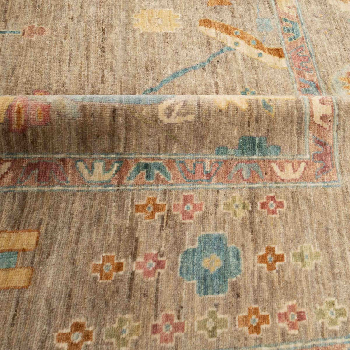 שטיח אושק 00 אפור פסטל 301*204 | Oushak