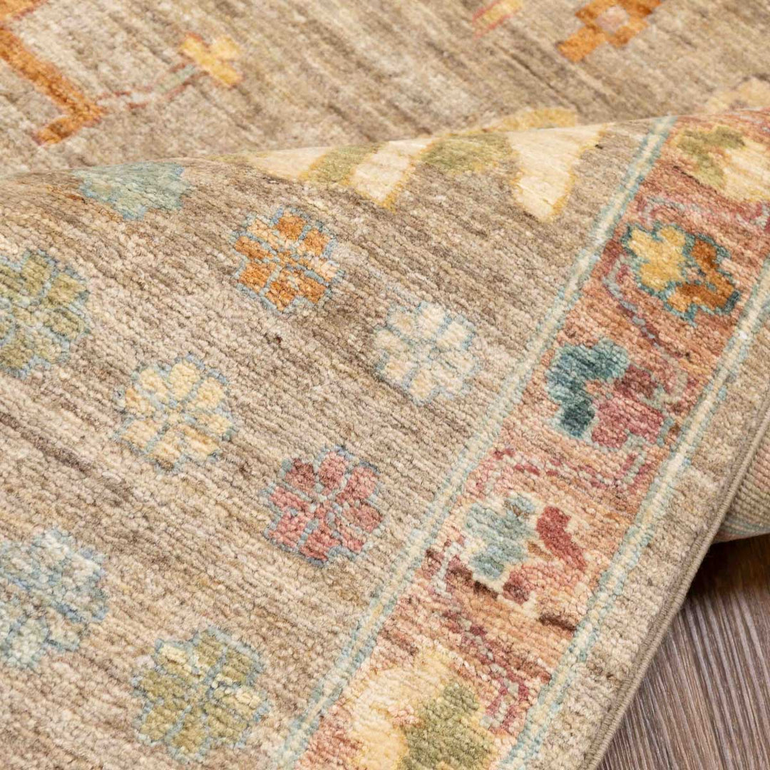 שטיח אושק 00 אפור פסטל 301*204 | Oushak