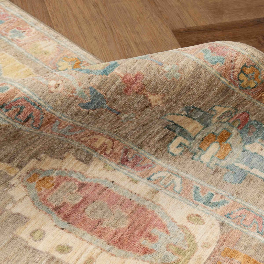 שטיח אושק 00 אפור פסטל 301*204 | Oushak