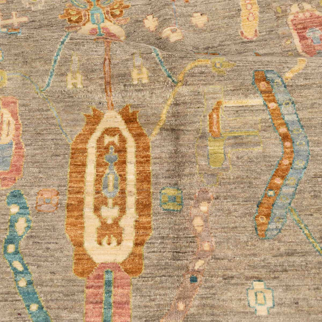 שטיח אושק 00 אפור פסטל 243*176 | Oushak