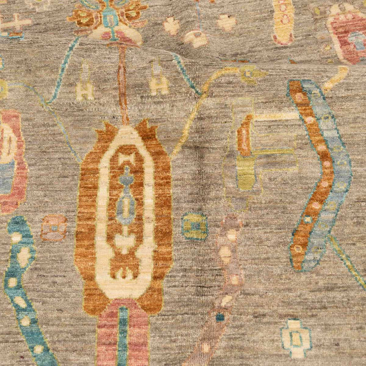 שטיח אושק 00 אפור פסטל 243*176 | Oushak