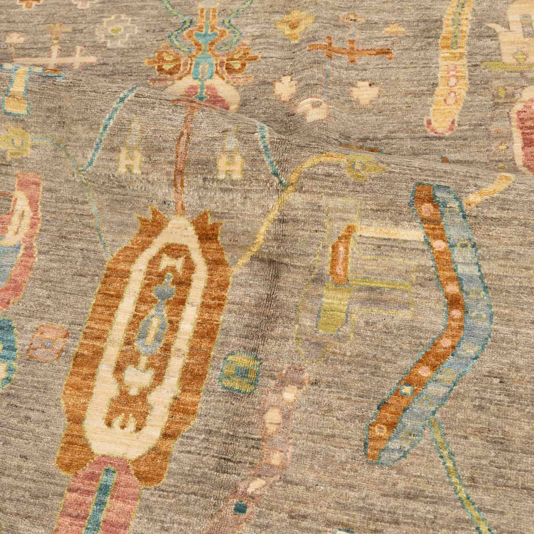 שטיח אושק 00 אפור פסטל 243*176 | Oushak