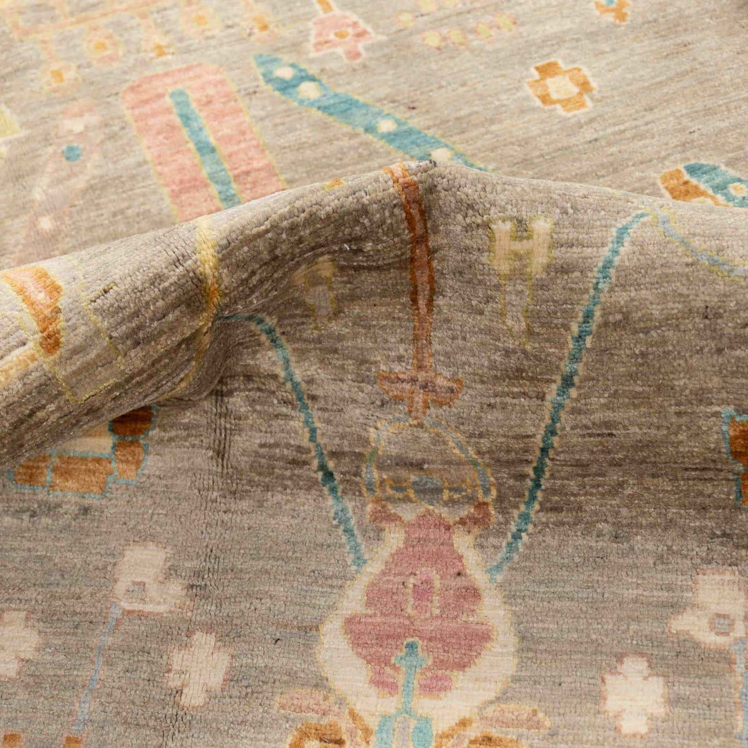 שטיח אושק 00 אפור פסטל 243*176 | Oushak