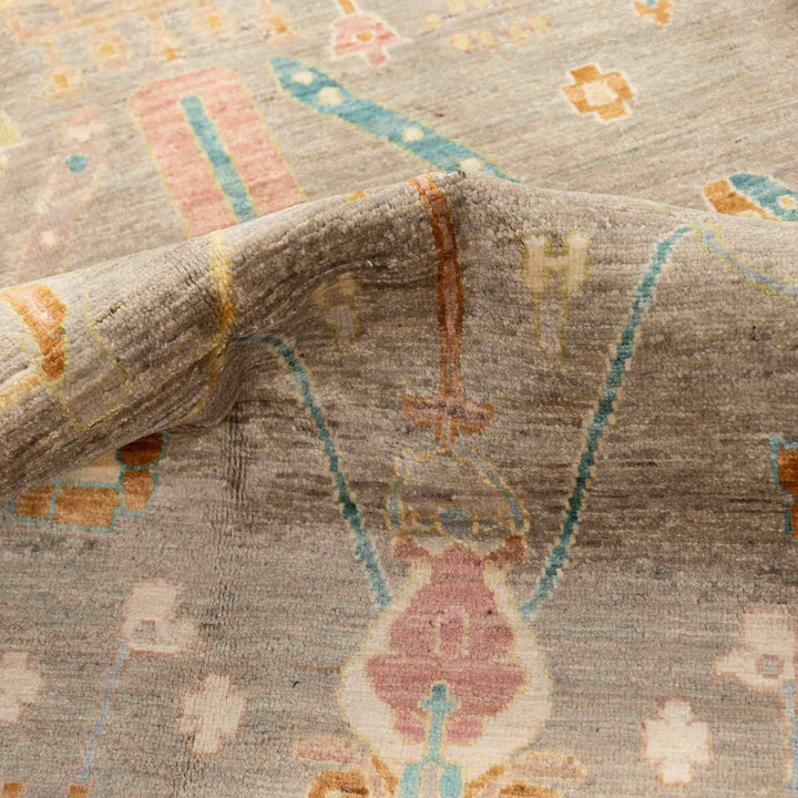 שטיח אושק 00 אפור פסטל 243*176 | Oushak